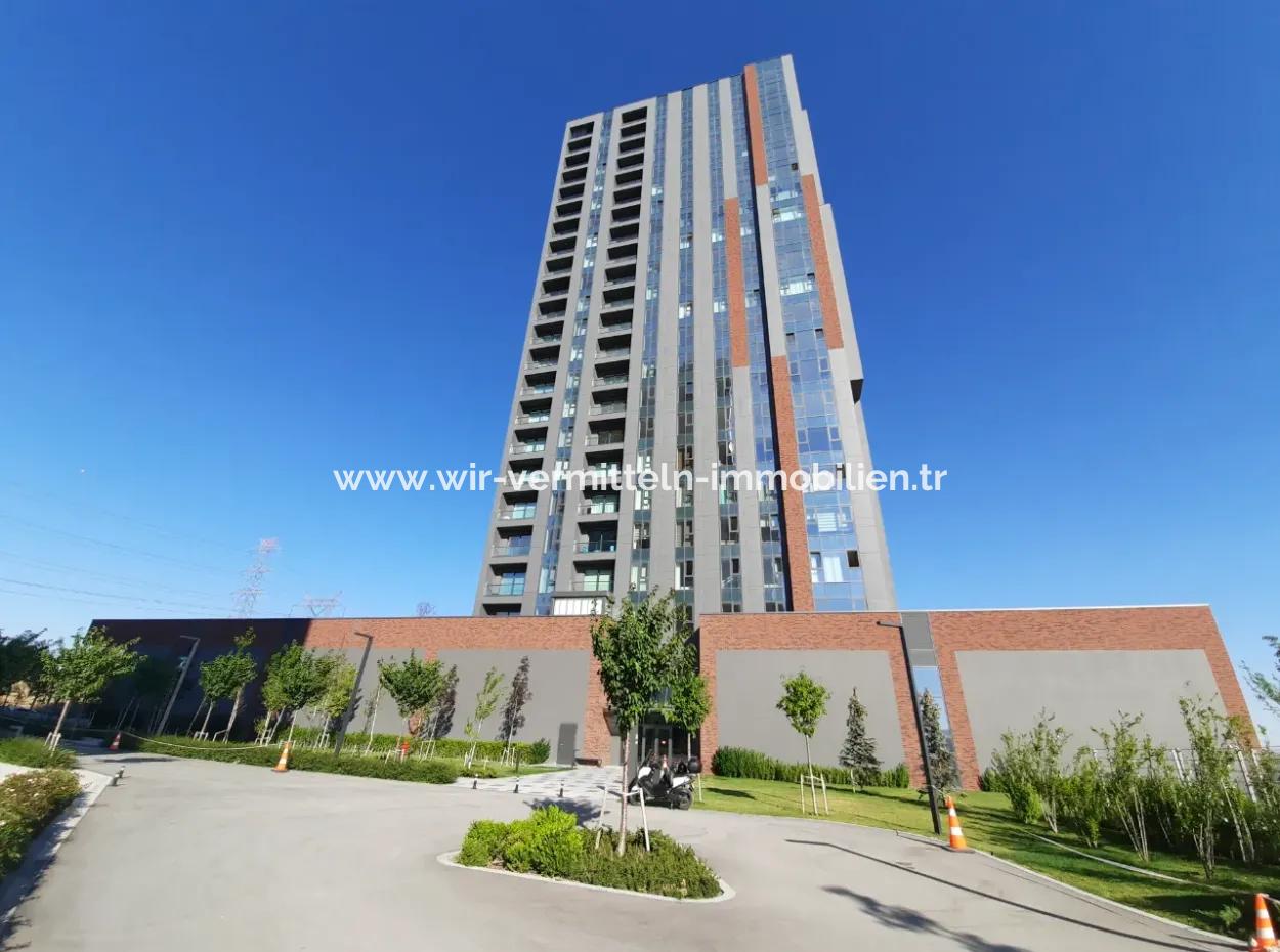1+1 46 M² 16Nd Floor Mogan Ziel View Apartment For Sale In Beytepe İncek Bulvar Loft Complex