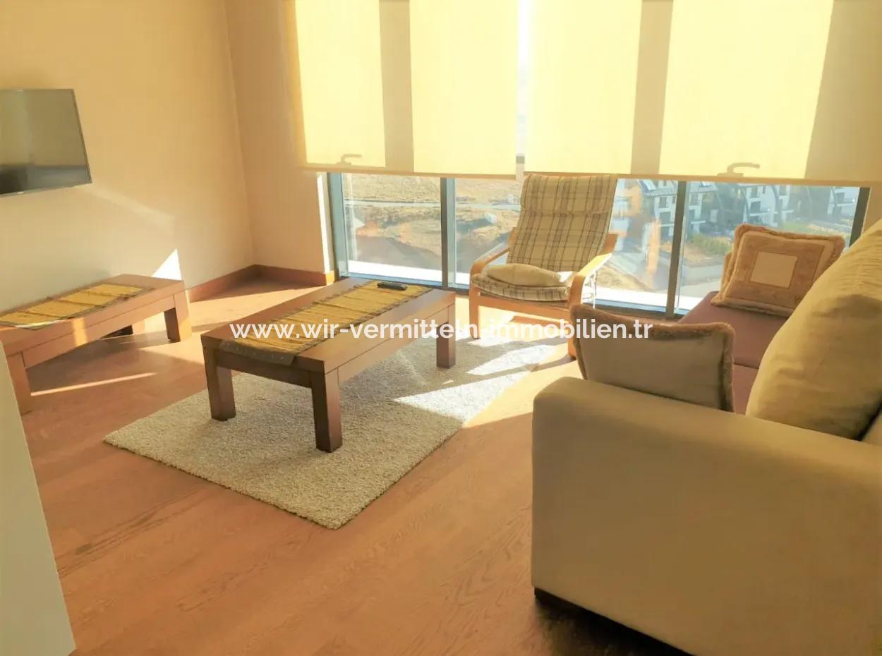 Leere, Luxuriöse Möblierte İncek Prestige 1+1 62 M² Wohnung Im 15. Stock Zum Verkauf