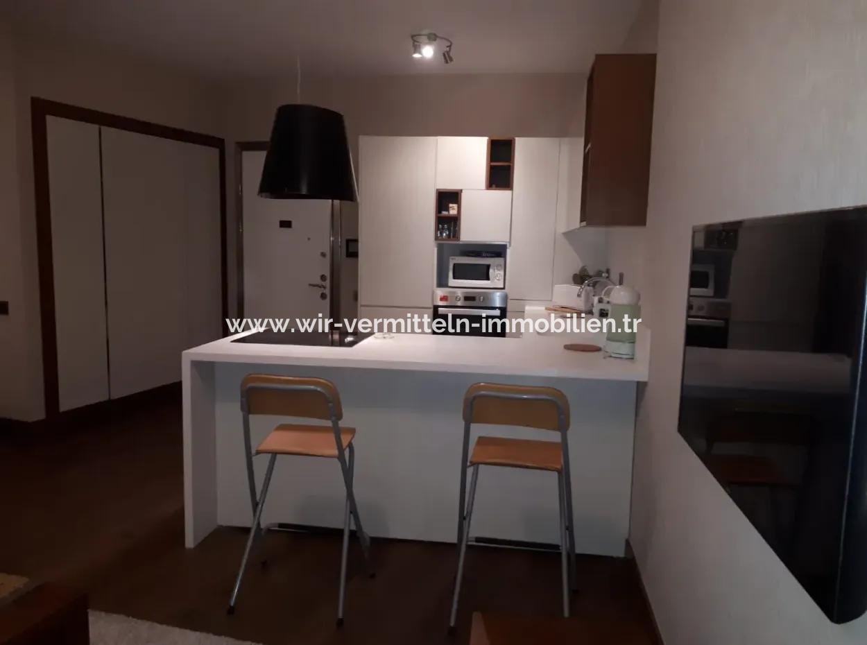 Leere, Luxuriöse Möblierte İncek Prestige 1+1 62 M² Wohnung Im 15. Stock Zum Verkauf
