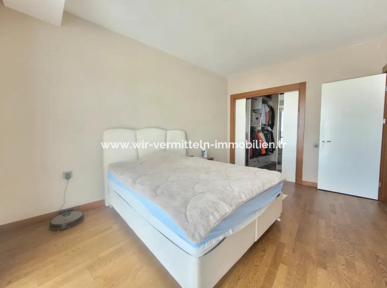 Frei Luxuriös Möbliert İncek Prestige Wohnung Im 18. Stock Zu Vermieten 1+1 62 M²