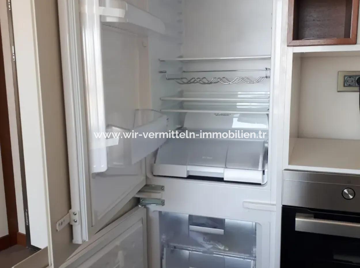 Frei Luxuriös Möbliert İncek Prestige Wohnung Im 18. Stock Zu Vermieten 1+1 62 M²