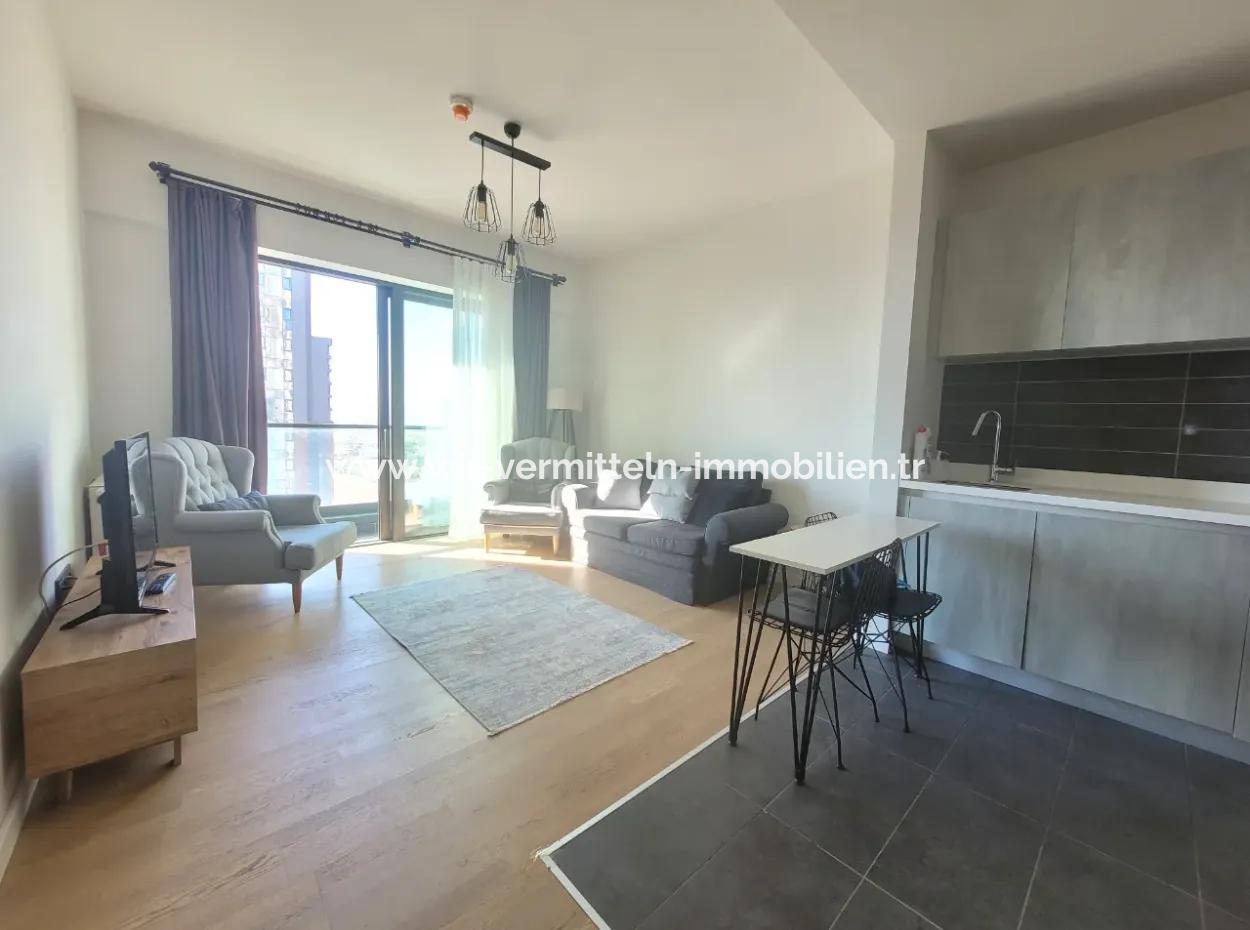 Beytepe İncek Bulvar Loft Zu Vermieten 1+1 46 M² 15. Etage Wohnung Mit Blick Auf Çayyolu