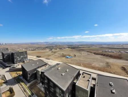 Leeres İncek Loft 1+1  Wohnung Im 11. Stock Mit Seeblick Zu Vermieten