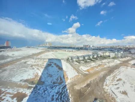 Frei Luxuriös Möbliert İncek Prestige Wohnung Im 18. Stock Zu Vermieten 1+1 62 M²