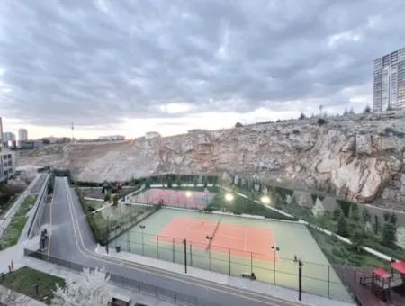 Golbasi - Ankara - Türkei Erstaunliche 1+1 Wohnung Mit Seeblick Zu Vermieten Mit Luxuriösen Annehmlichkeiten