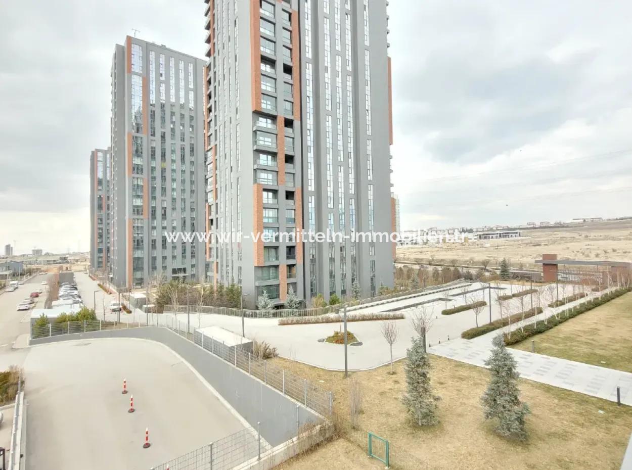 3+1 130 M² 17Nd Floor Çayyolu View Apartment For Sale In Beytepe İncek Bulvar Loft Complex