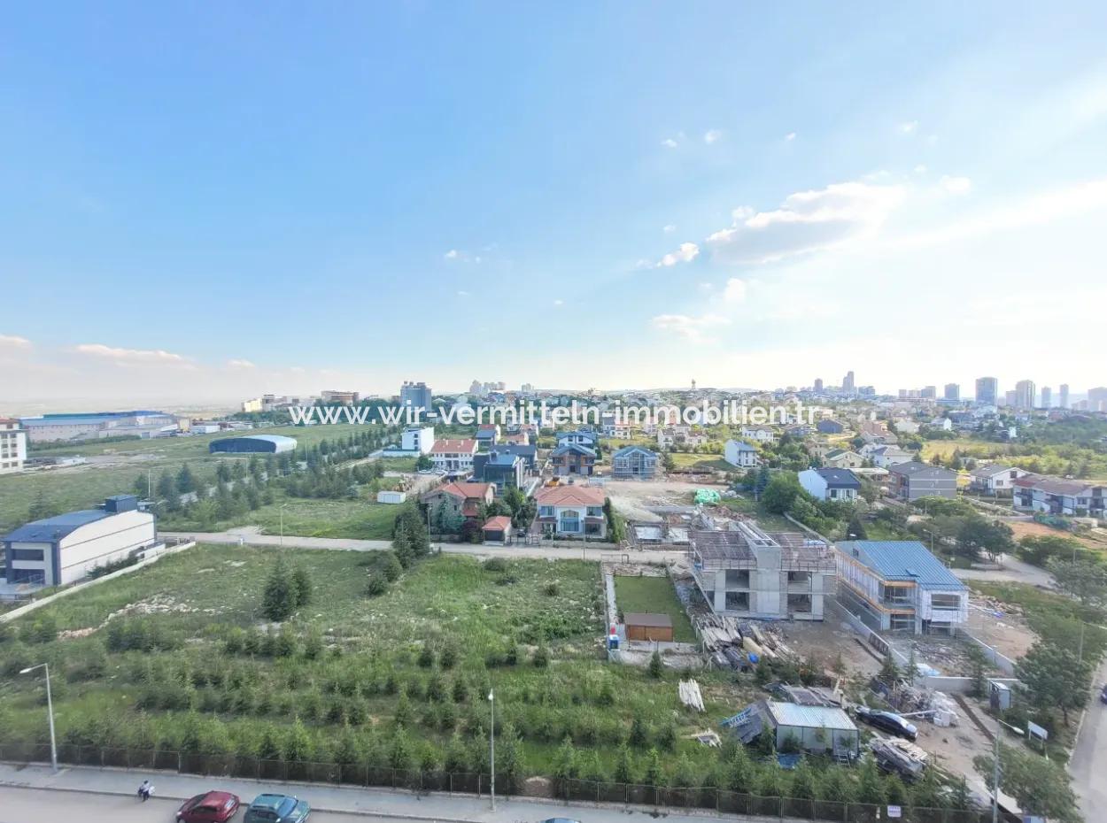 3+1 130 M² 9St Floor Park View South Front Apartment For Sale In Beytepe İncek Bulvar Loft Complex