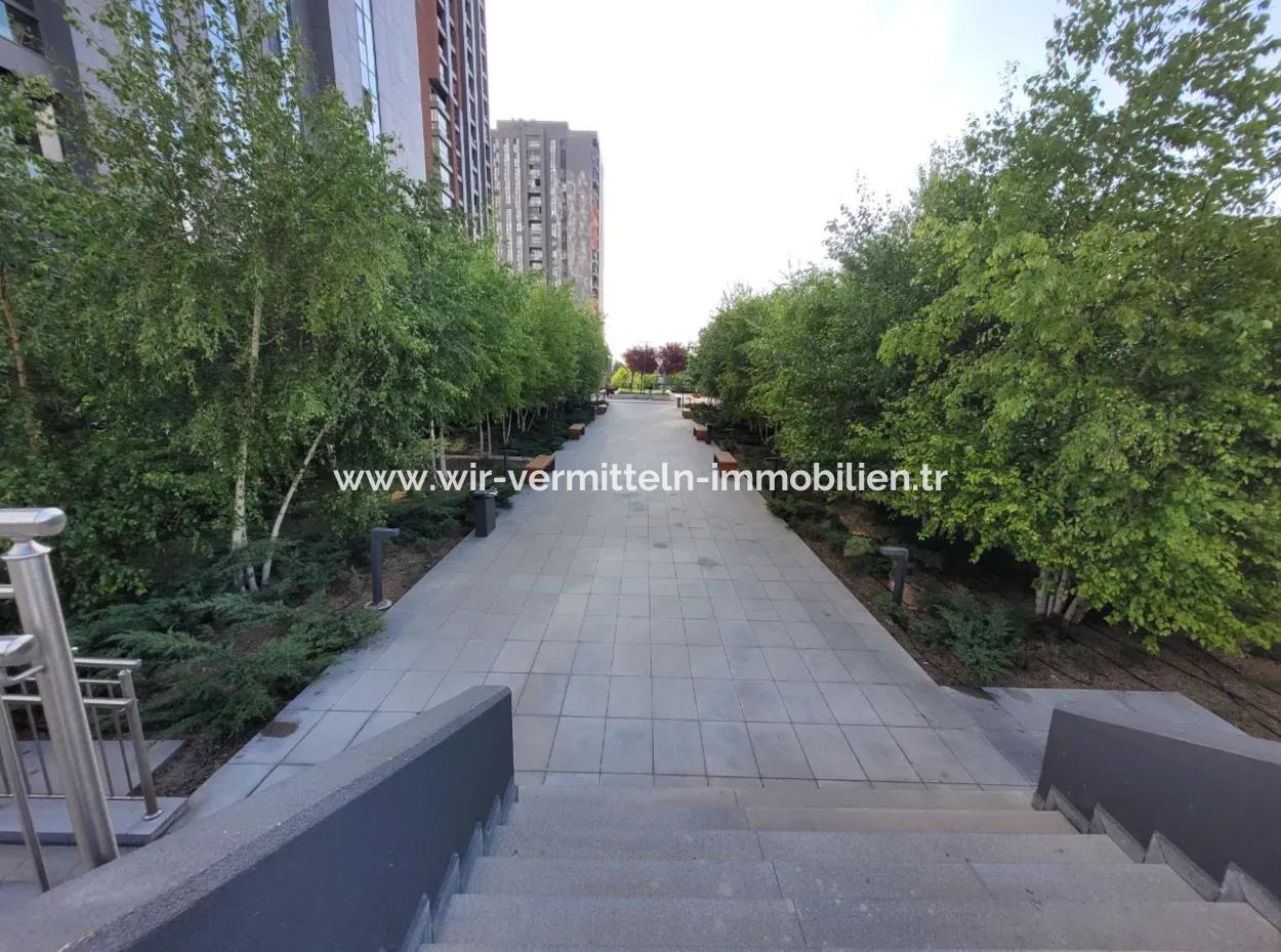 3+1 130 M² 23St Floor Park View South Front Apartment For Sale In Beytepe İncek Bulvar Loft Complex