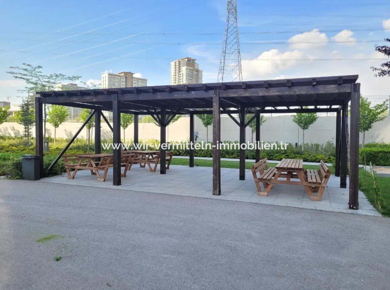 3+1 110M² 8Th Floor Boulevard View Apartment For Sale In Beytepe İncek Bulvar Loft Complex