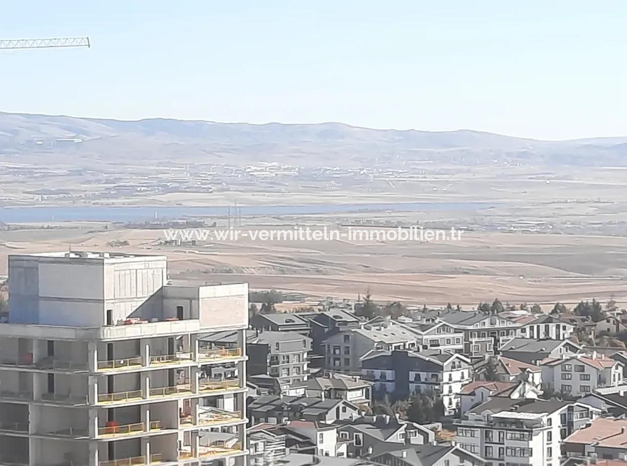 3+1 110M² 19Th Floor Boulevard View Apartment For Sale In Beytepe İncek Bulvar Loft Complex