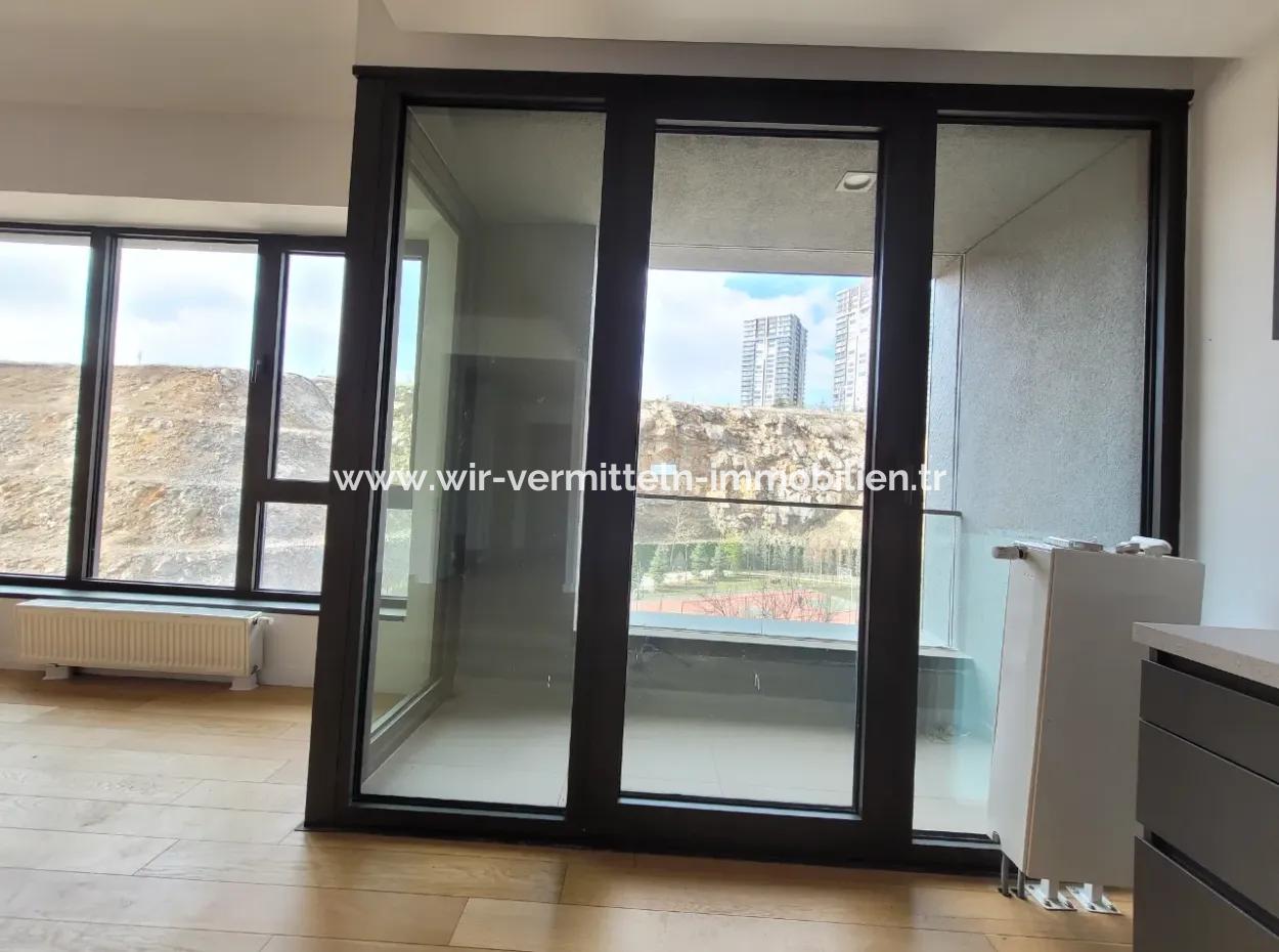 Vacant İncek Loft For Sale 2+1 Duplex City View 1St Floor Apartment