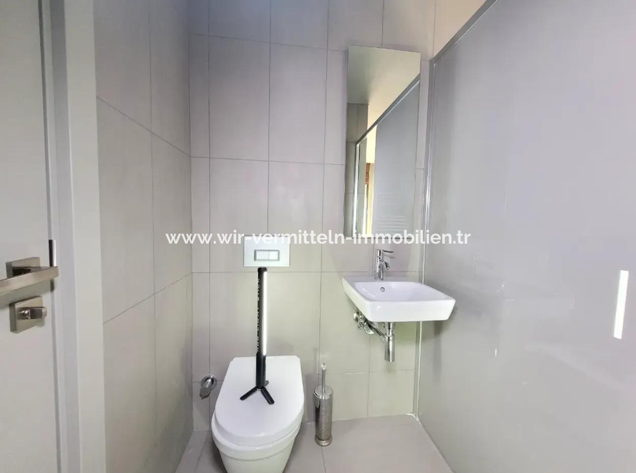 Empty İncek Loft 1+1  11Th Floor Apartment With Lake View For Rent