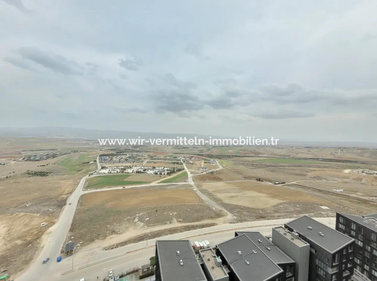 İncek Loft For Sale 2+1 85 M² 22Nd Floor Mogan Facade Apartment