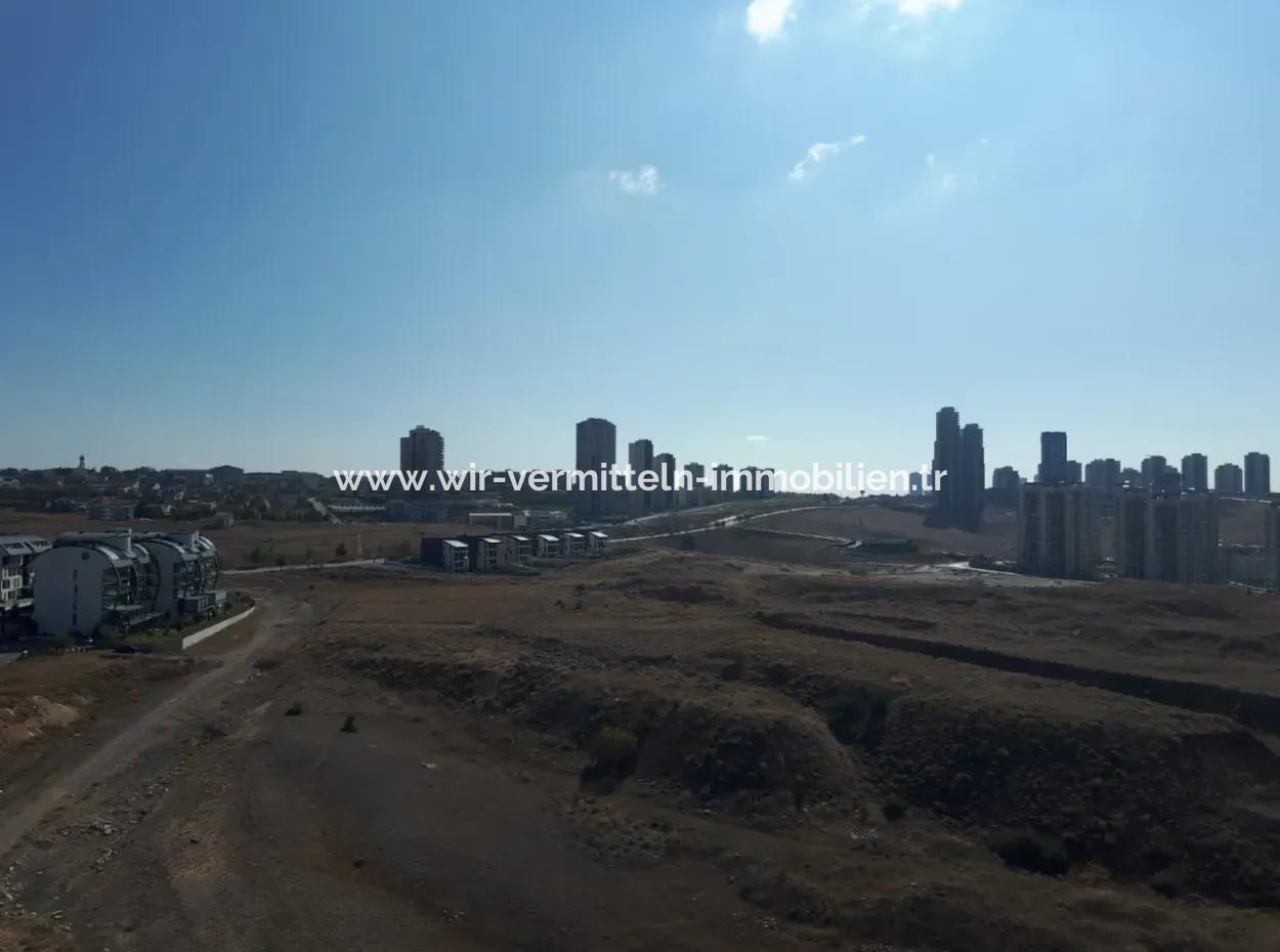 Vacant Luxury Furnished İncek Prestige  18Th Floor Apartment For Rent 1+1 62 M²