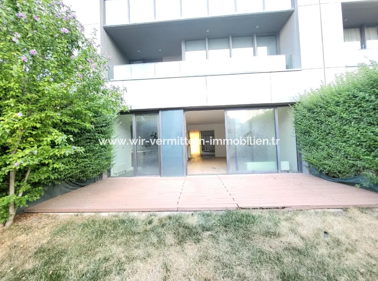 İncek Loft Suitable For Credit For Sale 2,5+1 Ground Floor Flat With Landscape View 2 Gardens