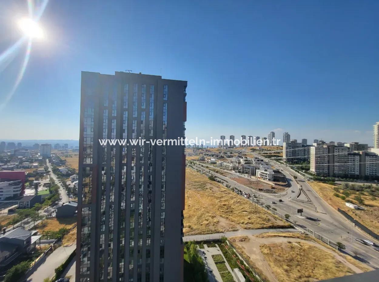 For Rent Beytepe İncek Bulvar Loft For Sale 1+1 45 M² 18Th Floor Flat