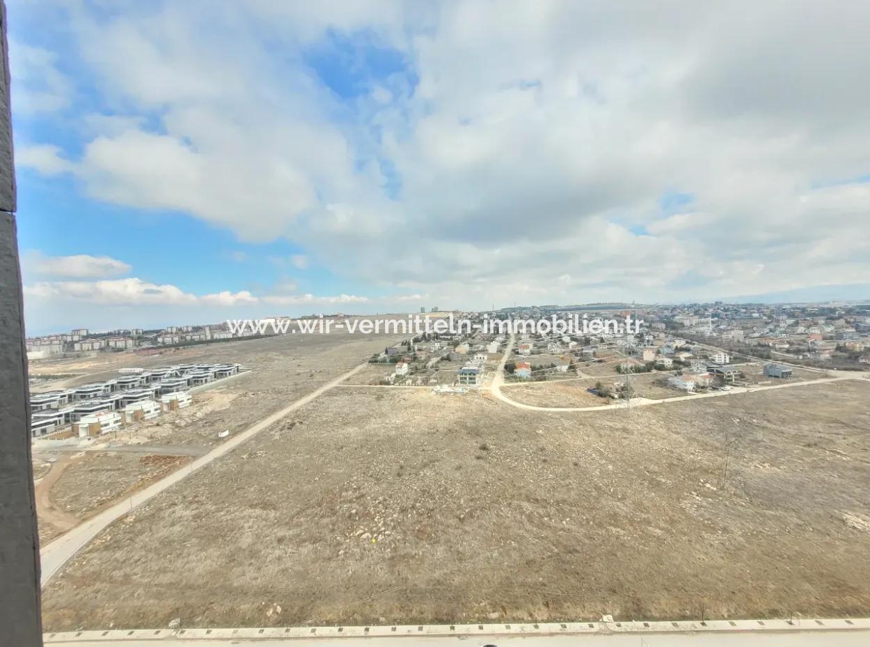 4+1 6Th Floor Tenantless Apartment For Sale In Beytepe İncek Bulvar Loft Complex