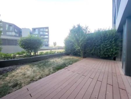 İncek Loft Suitable For Credit For Sale 2,5+1 Ground Floor Flat With Landscape View 2 Gardens
