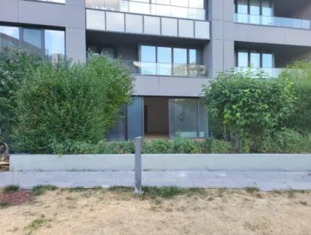İncek Loft Suitable For Credit For Sale 2,5+1 Ground Floor Flat With Landscape View 2 Gardens