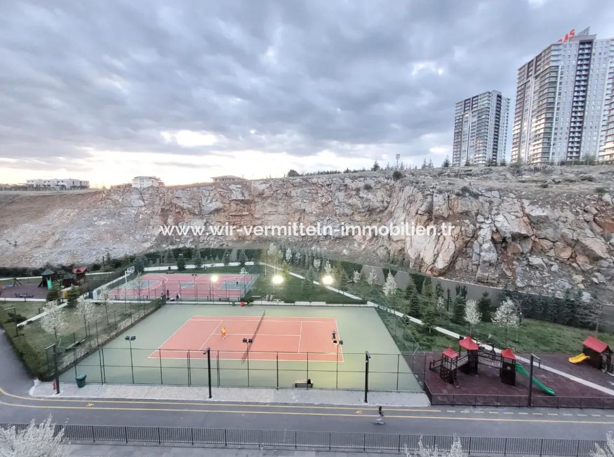 Eşyalı İncek Loft Kiralık  1+1 Şehir Manzaralı 2.Kat Daire