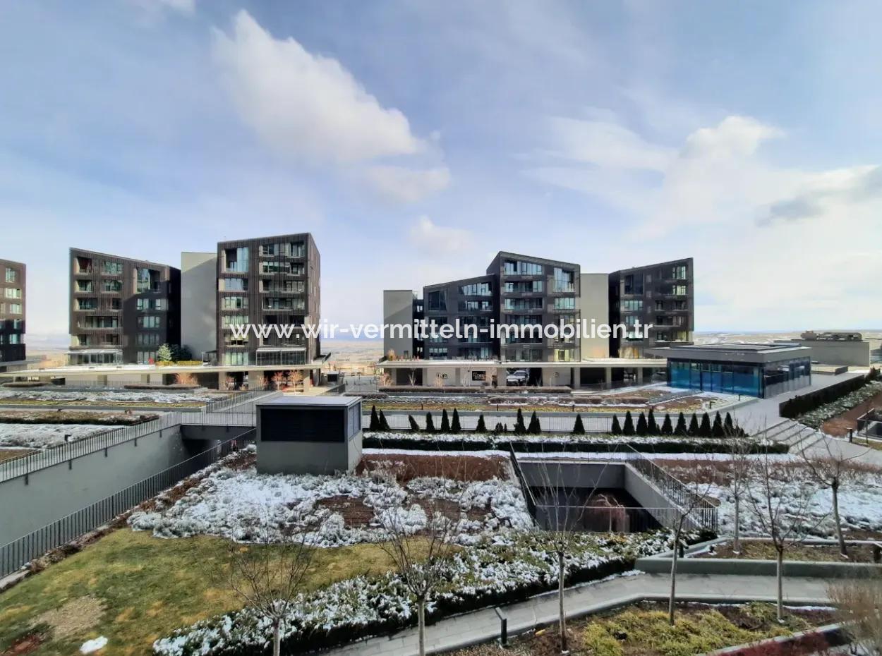 Boş Krediye Uygun İncek Loft Satılık  3+1 Dubleks Peyzaj Manzaralı 1.Kat Daire